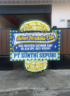 Papan Bunga Duka di Cikiwul